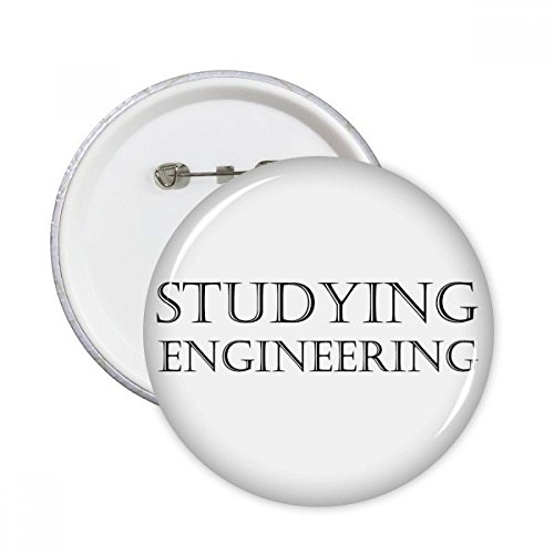 Badge broches rondes d'ingénierie parfaits pour personnaliser les vêtements des étudiants