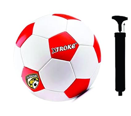 XTROKE Rubber Moulded Football , Size 5 with Pump , Multicolor