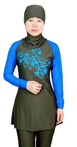 Burkini Modeste Islamique Maillot de Bain Musulman Femmes XL