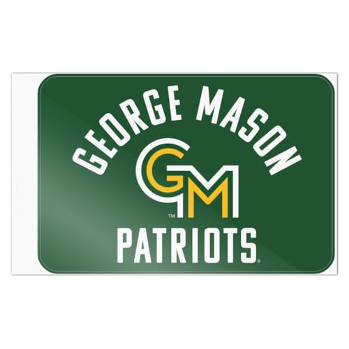 George Mason University Patriots Logo Home Business Office Sign - Window Sticker - 8" x 12" (20.3cm x 30.5cm)