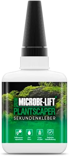 MICROBE-LIFT Plantscaper klej do roślin, do mchu i roślin, Aquascaping, bardzo wydajny, do akwariów słodkowodnych, 50 g
