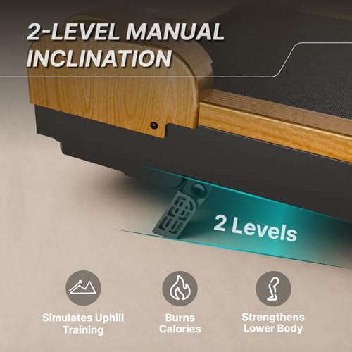 Image of Fitkit by Cult Walking Pad Neo (BLDC 3.5HP Peak Power) Compact Under Desk BLDC Motor Treadmill | Max Weight: 120kg | Home use with Remote Control (Brown)