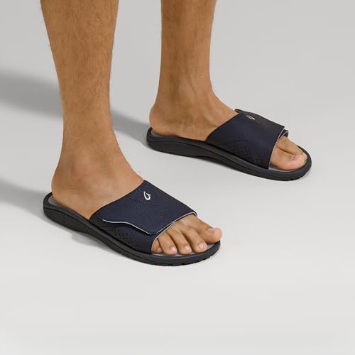 Image of OluKai Nalu Slide Men's Versatile Slide Sandals, Water-Friendly & Adjustable Straps, Lightweight & Durable, All-Day Comfort & Support