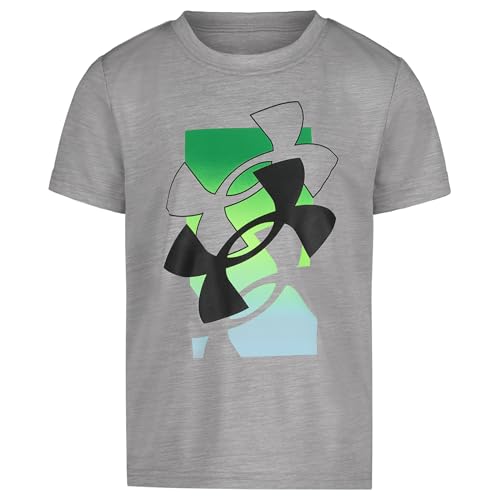 Image of Under Armour Boys' Short Sleeve Logo Graphic T-Shirt, Lightweight & Breathable, Relaxed Fit