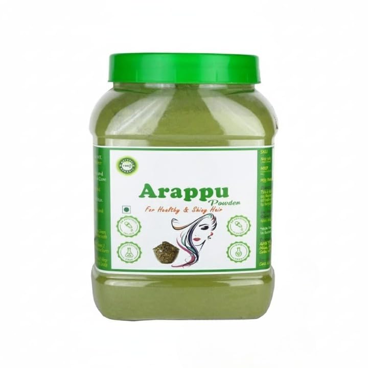 Polvo de Arappu 100% natural para lavado de cabello a base de hierbas - (8.82 oz)