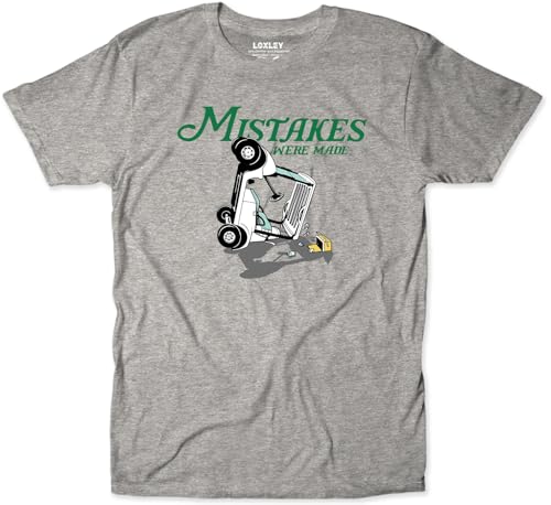 Mistakes were Made Funny Golf Cart Tipped Over Golfing Drinking