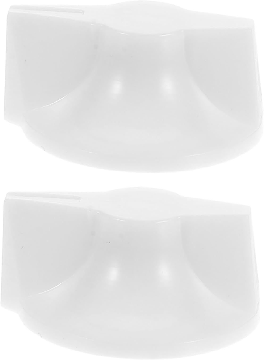 2Pcs Timer Switch Knob Replacement for Bathroom Fan and Wall Heater Compatible with Fd Series Spring Wound Timers White Rotary Control Knobs