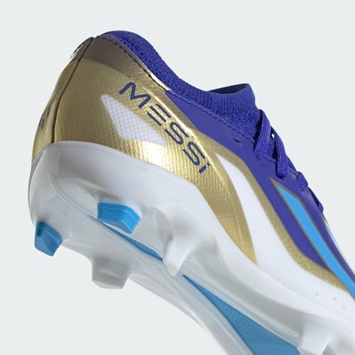 Miniatura 7 de Adidas X Crazyfast.3 Fg J Messi, Zapatillas, Dark Blue Silver Met. Semi Flash Aqua, 31 Eu