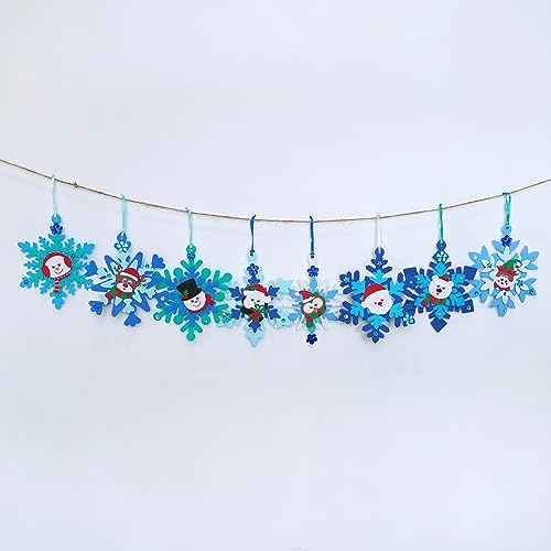 Manualidades de invierno Winlyn sin pegamento para evitar manchas en casa 6