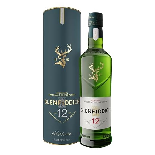 Glenfiddich 12 Jahre Single Malt Scotch Whisky mit Geschenkverpackung - Das Flaschendesign kann variieren