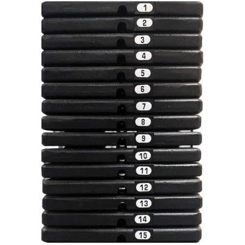Disques de poids en fonte noire pour entraînement complet dos et jambes