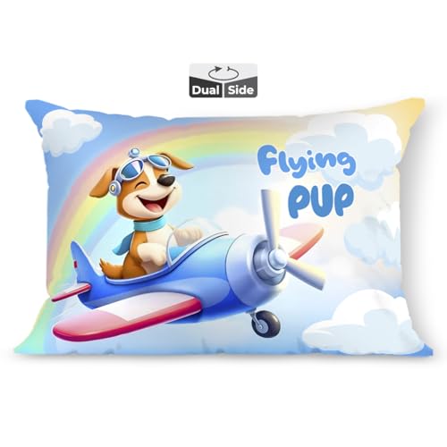 Image of Brizberry Kids Pillow Cushion with Super Soft Fabric | Animal & Cartoon Prints | 12x18 inches (Design 28)