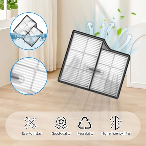 JOSYOG Saros 10 Ersatz Dual Hauptbürste/Seitenbürsten/Wischpads/Staubbeutel für Roborock Saros 10 Roboter-Staubsauger-Zubehörteile (Set 2) – Bild 4