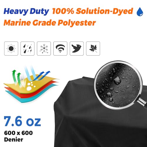 Weddkamsh XR-MGC Boat Grill Cover For Magma A10-703 Adventurer Series Cabo Marine Gas Grill thumb #1