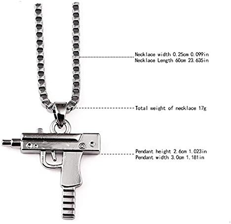 Goldenchen Hip Hop Alloy Machine Gun 