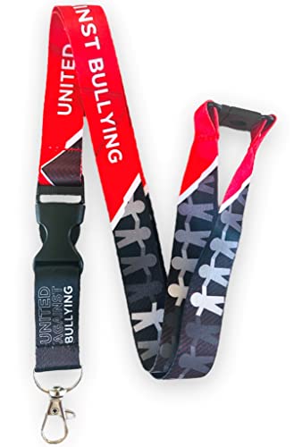 Pac Supplies Global United Against Bullying Lanyard With Detachable Buckle Clip & Safety Breakaway
