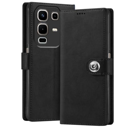 Fashionury PU Leather Flip Cover for Infinix Note 50s 5G Black - Image 2