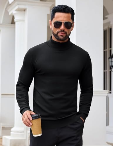 Image of DENIMHOLIC Cotton Turltle Neck Sweater for Man, high Neck Sweater Winter wear for Men Sweaters for Men Winter