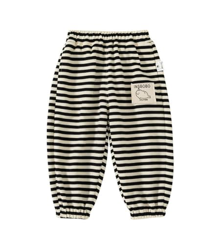 Meufam Toddler Girls Boys 1 Pack Polar Fleece Lined Jogger Sweatpants Unisex Baby Winter Warm Pocket Lounging Bottoms