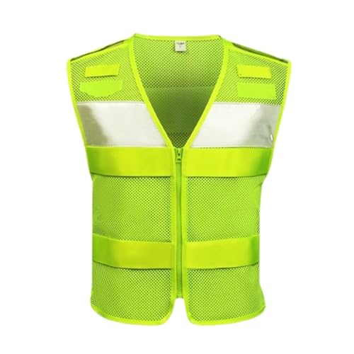 JYARZ Chaleco Reflectante Ligero De Seguridad For Patrullas Nocturnas(XXL)