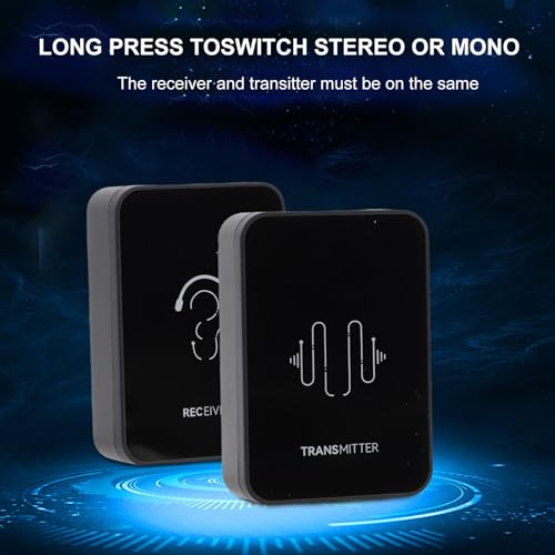 Sistema inalámbrico de monitoreo intraaural 2,4 GHz, transmisor y receptor | Monitoreo de audio sin cables para ensayos de banda, presentaciones en vivo, servicios de adoración y grabación en estudio. miniatura 3