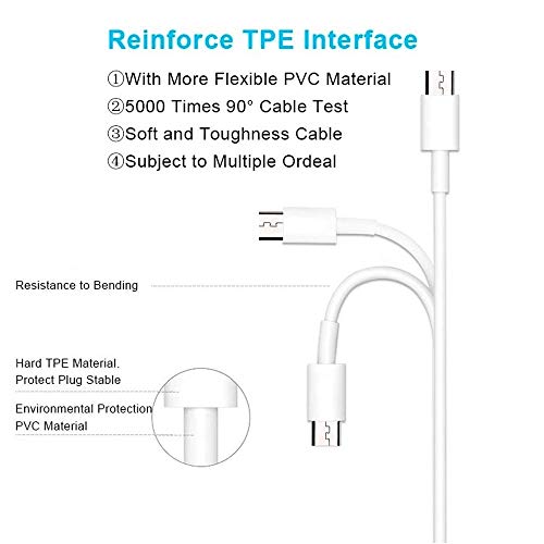 Image of 3idea Tessco GU Series Micro USB Fast Charge Data Cable (GU-326, IP5, White)