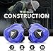 Decibullz - Custom Molded Earplugs, 31dB Highest NRR, Comfortable Hearing Protection for Shooting, Travel, Swimming, Work and Concerts (Blue)