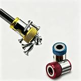 3 Pieces Magnetic Screw Ring 1/4 Inch 6.35 Mm Universal Hex Bit Adapter Strong Magnetic Hold For Screwdrivers Power Tools Electronics