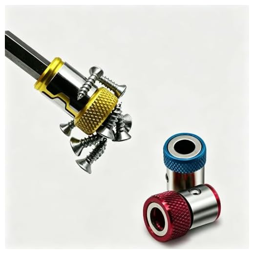 3 Pieces Magnetic Screw Ring 1/4 Inch 6.35 Mm Universal Hex Bit Adapter Strong Magnetic Hold For Screwdrivers Power Tools Electronics