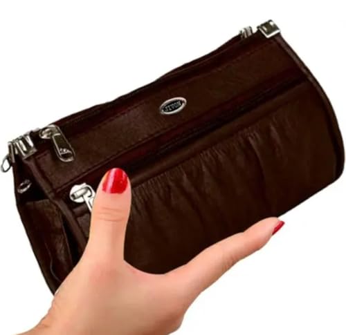 Image of Trendy PU Multi Zip Pocket Daily Use Purse for Women Wallet Bag for Girls Clutches Bag for Women Multicolour Small Handbag Multi card slots phone pocket ladies purse