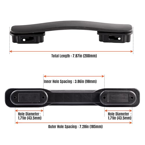 Luggage Handle 200mm Durable Spare Replacement Luggage Grip Carry Strap (HR-01N)2