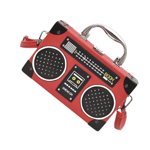 Sac à bandoulière femmes rouge pratique | Pochette de rangement pour téléphone