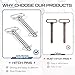 MorningRo 5 Pcs Trailer Hitch Pins and Clip 3/4 x 6 1/4 Inch Clevis Pins with Handles Tractor Accessories for Towing Tractors, Truck Lawn Mower, RV, Boat, Car, Truck, Farm
