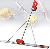 【EFFIZIENZ VERBESSERN】: Vibratoren mit Lithiumbatterien sind Maschinen, die speziell zum Abkratzen von Beton entwickelt wurden. Durch die Arbeitseffizienz können mehr als 75 % der Arbeit eingespart werden.