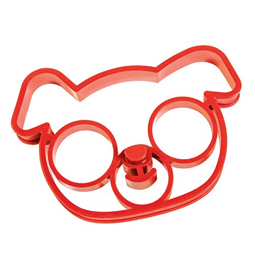 GAMAGO Puppy Breakfast Mold - Cute Shaped Egg Mold for Eggs Pancakes Chococlate Candy and More - 100% Silicone