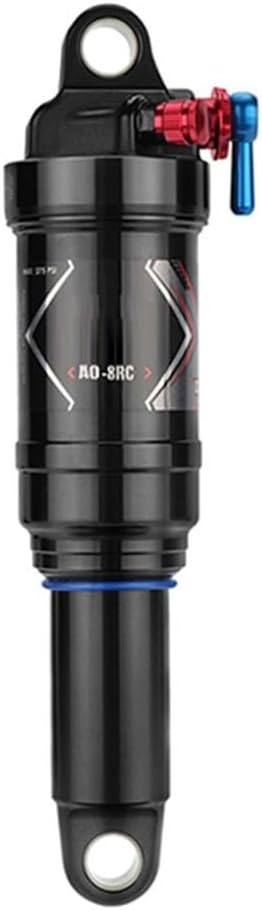 AO-8RC Bike Air Shock Absorber, 165mm 190mm 200mm 210mm Travel Adjustable Rebound Lock Out, Soft Tail Mountain Bike Rear Shocks(210mm)