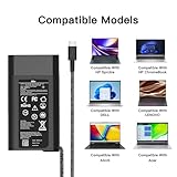 FJEZCHN 65W USB C Laptop Charger Compatible With HP Spectre X360 Elitebook X360 ProBook Envy Elite x2 Chromebook 14, TYPE C Power Supply Adapter - Image 5