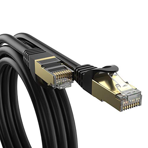 Cable de Red Cat8 Ethernet 15 pies SHD SFTP alta velocidad miniatura 3