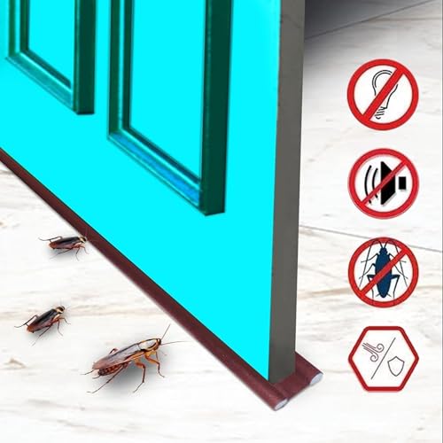 Image of Door Guard (39 Inch Pack of 1) | Door Gap Filler | Door Sealing Strips | Bottom Seal Strip | Soundproof Draft Stopper | Noise Reduction | Energy Saving | Dust,Insect & Cold Air Blocker (1)