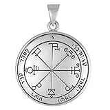 Moonlight Mysteries Sterling Silver Sixth Pentacle of Saturn Talisman for Defense