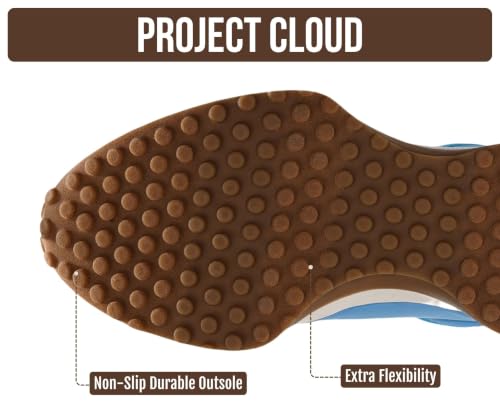 Image of Project Cloud Trendy Fashion Sneakers for Women 2026 - Memory Foam and Non-Slip Comfortable Casual Ladies Shoes for Womens Fashion Sneakers - Lightweight Lace-up Shoes (Lecco)