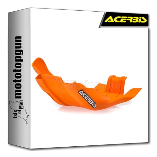 Sabot moteur Acerbis orange 2 pour Husqvarna TE 250 2017 protège-carter moto Mototopgun