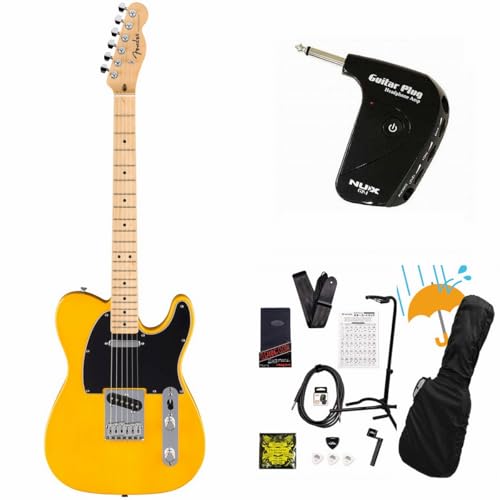 Fender/Standard Telecaster Maple Fingerboard Black Pickguard Butterscotch Blonde GP-1�A���v�t���G���L�M�^�[���S�҃Z�b�gR