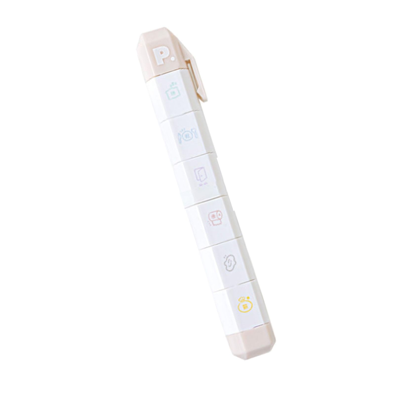 BWANGIAO Multi Pattern Stamp Pen For Journaling Featuring Various Designs Perfect For Diary Scrapbooking And Creative Notes