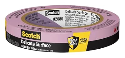 Scotch Delicate Surface Painter's Tape, Purple, Masking Tape Protects Delicate Surfaces and Removes Easily, Multi-Surface Painting Tape for Indoor Use, 0.70 Inches x 60 Yards, 1 Roll