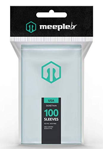 Meeple BR Sleeves USA (56x87mm), 100 Unidades