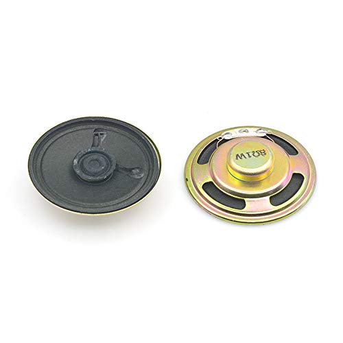 Cestval Papier Film Enceinte Intérieur Magnétique Coque Fer Rond Corne Enceinte Magnétique Intérieur Accessoires 8Ohm 0.5W 1 Pcs Cover