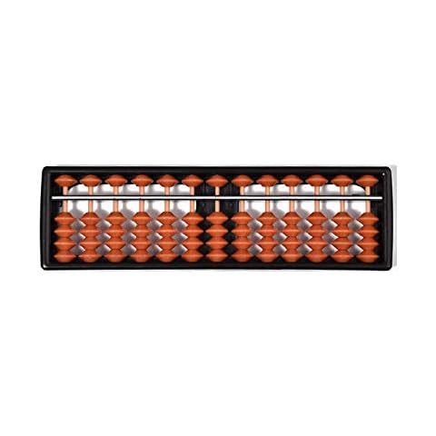 Abacus Chinese Vintage 13-Digits Abacus Mathematical Soroban Children's Math Calculation Tool for Children Calculating and Arithmetic Mathematic Education Cover