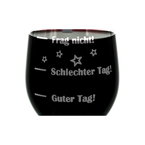 Leonardo Stimmungs-Weinglas mit lustiger Gravur - 6