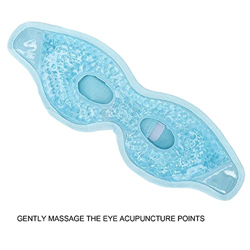 3 Kleuren Optioneel Herbruikbaar Gelpareloogpakket, Zichtbaar Ontwerp Ooggelpakket met Magische Riem, Donkere Kringen… - Afbeelding 6